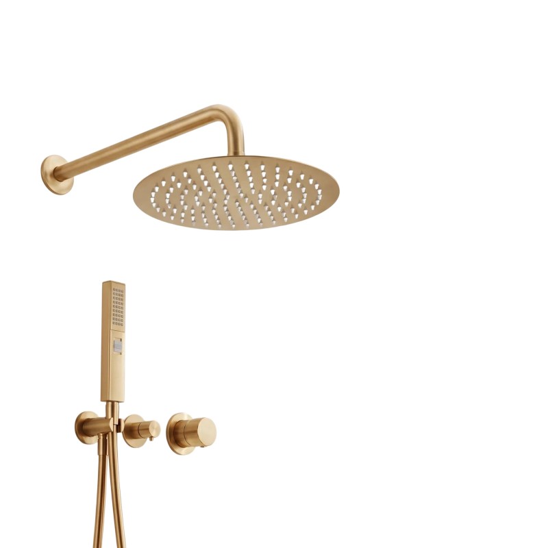 Dual-Handle Built-in Shower Set